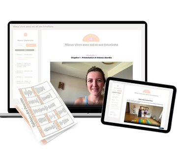 Formation en ligne Mieux vivre avec soi et ses émotions - Les Rayonnantes - développement personnel spirituel femmes